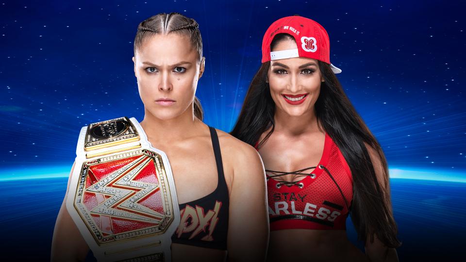 WWE Evolution Nikki Bella Ronda Rousey Raw Women's Championship