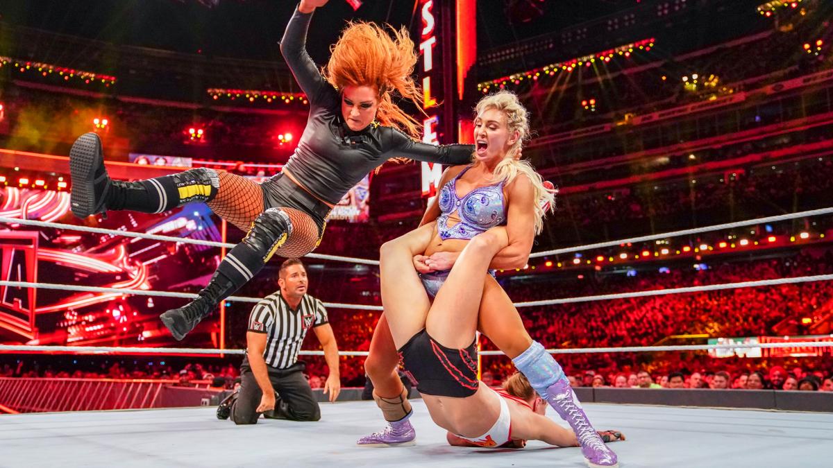 Becky Lynch Ronda Rousey Charlotte Flair WWE WrestleMania 35